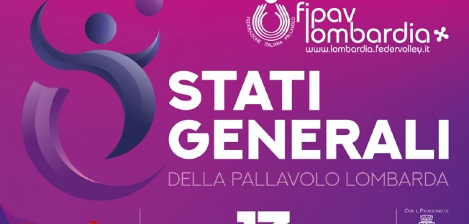 Stati Generali della Pallavolo Lombarda il 13 maggio a Bergamo