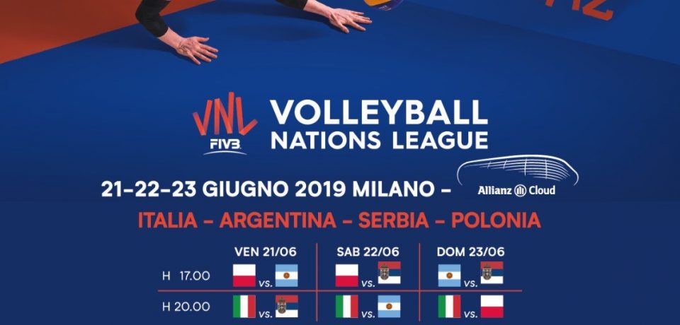 A Milano va in scena la Volleyball Nations League